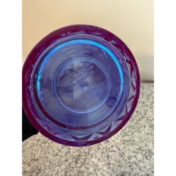 Starbucks 2023 Holiday Cold Cup Tumbler 24 Oz Iridescent Prism Purple - Picture 3 of 6